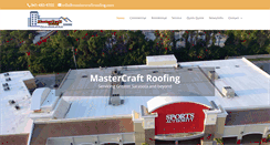 Desktop Screenshot of mastercraftroofing.com
